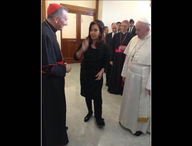 ¡Qué mala pata!, bromeó el Papa al encontrarse con Cristina en el Vaticano