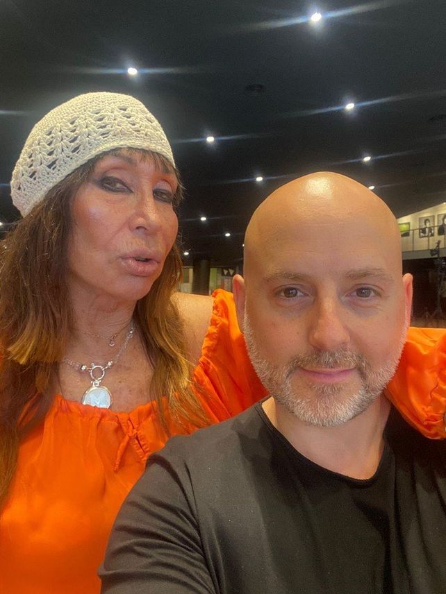 Moria Casán y José María Muscari.