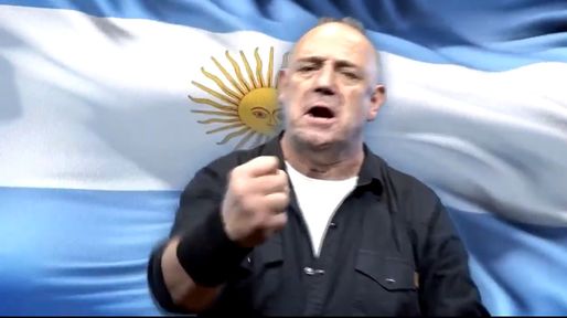 Tras la polémica, Ricardo Iorio grabó un video con su versión del Himno Nacional