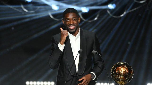 Balón de Oro: Ousmane Dembélé ganó el premio al mejor jugador de la temporada