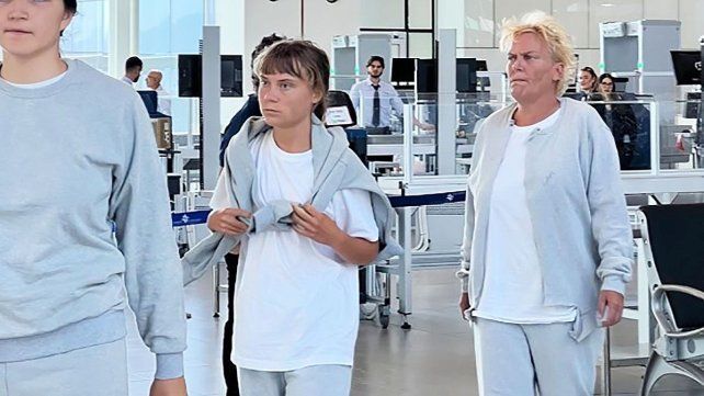 La activista sueca Greta Thunberg llegó a Grecia