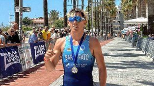 El santafesino Tadeo Baruffato se impuso en el Triatlón en Palma Mallorca.