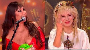Duelo picante. Moria Casán y Nacha Guevara se trenzaron fuerte en el reality Cantando 2020.&nbsp; 
