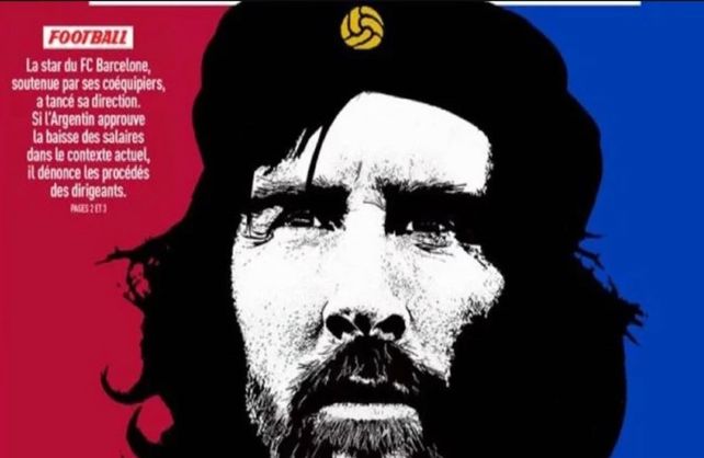 Messi fue comparado en Francia con el Che Guevara.&nbsp;