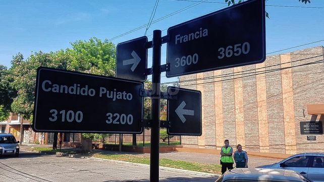 El lugar donde el inspector fue atropellado por el automovilista que no quiso detenerse en el operativo de control.