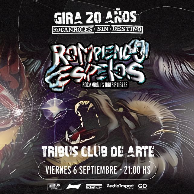 Rompiendo Espejos llega a Tribus con su gira 20 años de Roncaroles sin destino