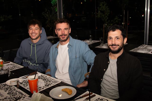 Martín Gatti, Germán Heisterborg y Pedro Ferrazini