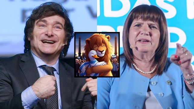 El candidato a presidente Milei celebró con una particular foto en sus redes sociales.&nbsp;