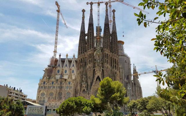 Gran templo. La obra de Gaudí comenzó hace 137 años. &nbsp;