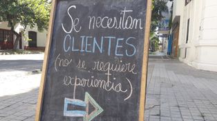 Llamativo cartel para atraer clientes