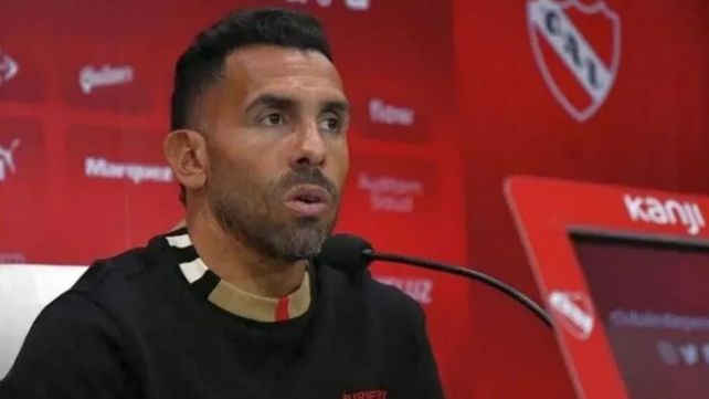 Carlos Tevez fue presentado oficialmente como técnico de Independiente tras la renuncia de Zielinski.