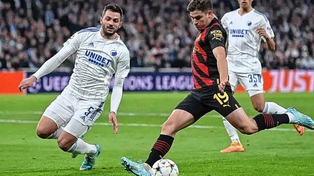 Con Julián Álvarez, Manchester City empató en Dinamarca