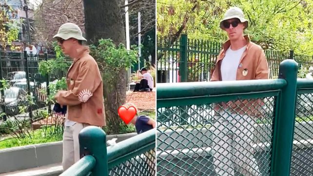 Una fan de Benedict Cumberbatch subió un par de fotos a Twitter del actor inglés en una plaza de Buenos Aires que se viralizaron&nbsp; y derivaron en memes&nbsp;