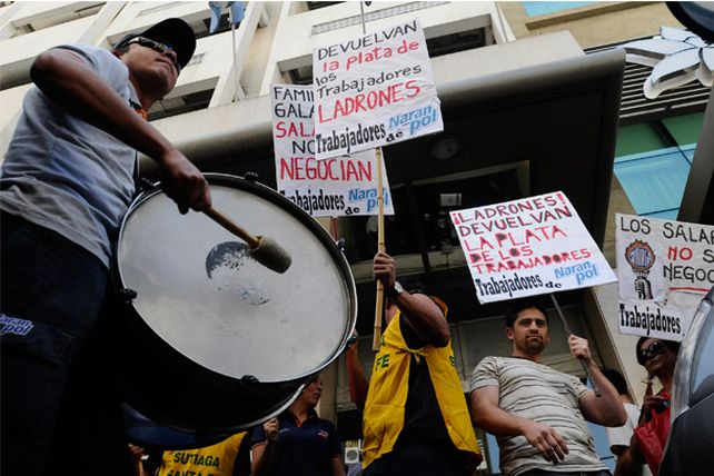 Los trabajadores de Naranpol no hablan más con los dueños