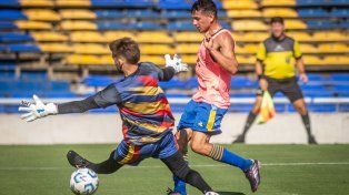 Rosario Central. Gaspar Duarte fue, según el informe del club, el autor del gol en el primer partido.