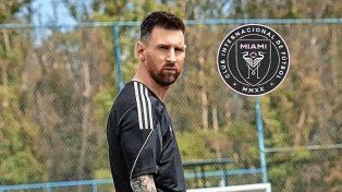 Messi se entrena por primera vez con el plantel de Inter Miami