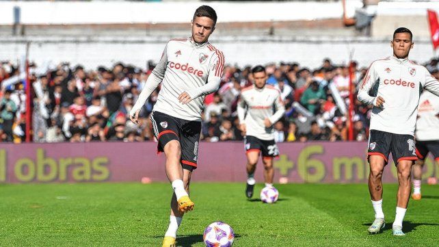 Agustín Palavecino fue titular en River.