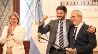 El gobernador Maximiliano Pullaro, la vice Gisela Scaglia y el Fiscal de Estado, Domingo Rondina, ponen la lupa en las contrataciones de personal del Estado provincial.&nbsp; 