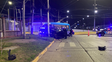 Fuerte choque de un auto contra una columna en Mendoza y Wilde