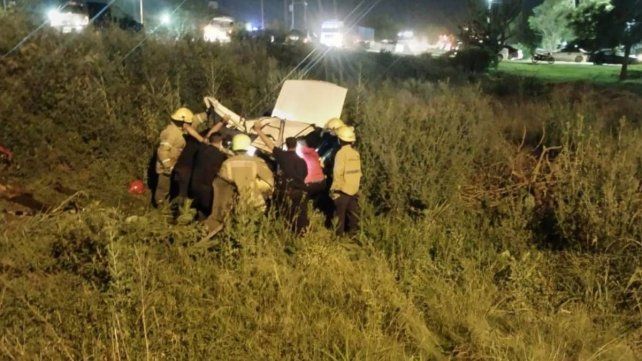 Colonia Avellaneda: cuatro personas resultaron heridas tras un choque