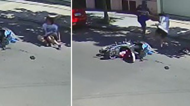 La mujer asaltada por el motochorro dijo: Poder contarla es un milagro