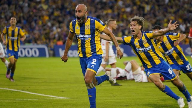 El grito de Quintana que destrabó el partido para el gran triunfo de Rosario Central.
