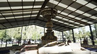 La fuente del parque independencia está deteriorada desde hace años y sufre el vandalismo. Es un emblema de la ciudad y la más importante en su tipo fuera de España.