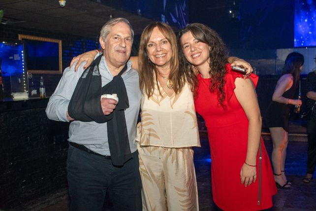 Pablo Abdala, Flavia Recla y Sofia Salvi