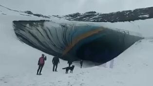 Un brasileño falleció en Ushuaia al desprenderse un trozo de hielo en una cueva
