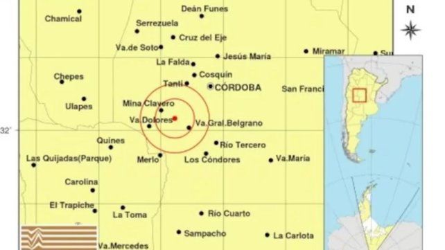 El sismo tuvo una magnitud de 2 El sismo tuvo una magnitud de 2