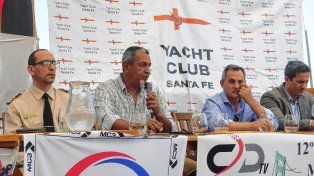 En la costanera Este se realizó la presentación oficial del 12º Encuentro Nacional Motonáutico.