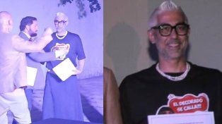 El decorado se calla: la frase de la remera de Fernando Kosiak