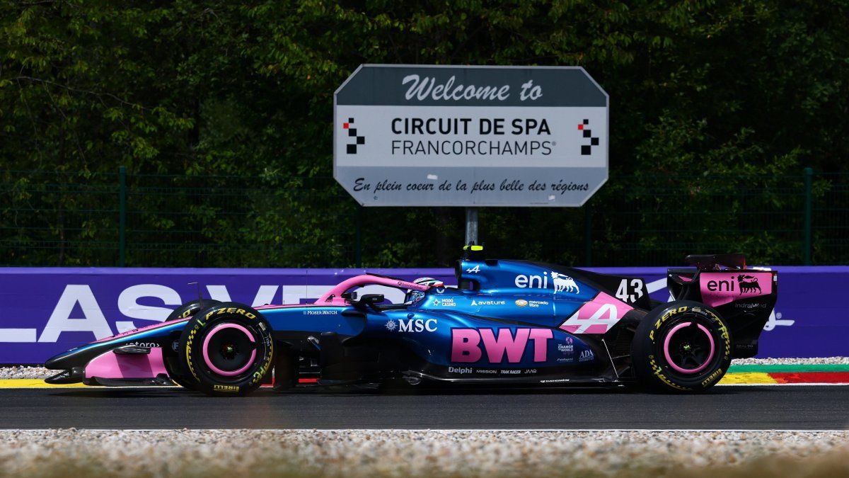 Con el Alpine, Colapinto clasificó 13° en la pista de Spa