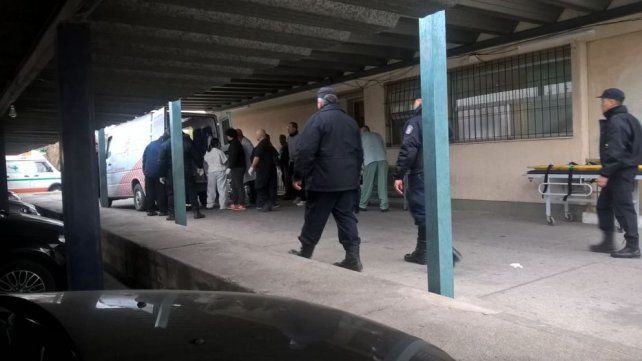 Así llegaban al Hospital Schestakow de San Rafael las primeras víctimas del accidente. Gentileza Silvia Barroso.