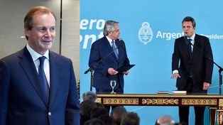 Gustavo Bordet participó de la jura de Sergio Massa como ministro de Economía