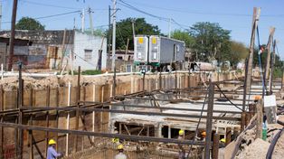 Avanzan dos obras hídricas que beneficiarán a más de 100.000 vecinos de Santa Fe