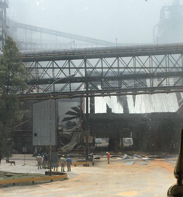 Las impactantes imágenes de la explosión de la cerealera