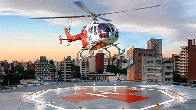 Inauguraron en 2018 el primer helipuerto en altura del interior del país en la ciudad de Rosario.&nbsp;
