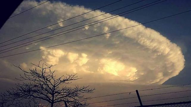 La extraña nube que atemorizó a los colombianos