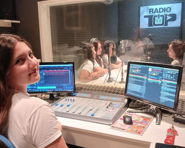 El proyecto del podcast es realizado por estudiantes de la Escuela Nº 437 de San Genaro.