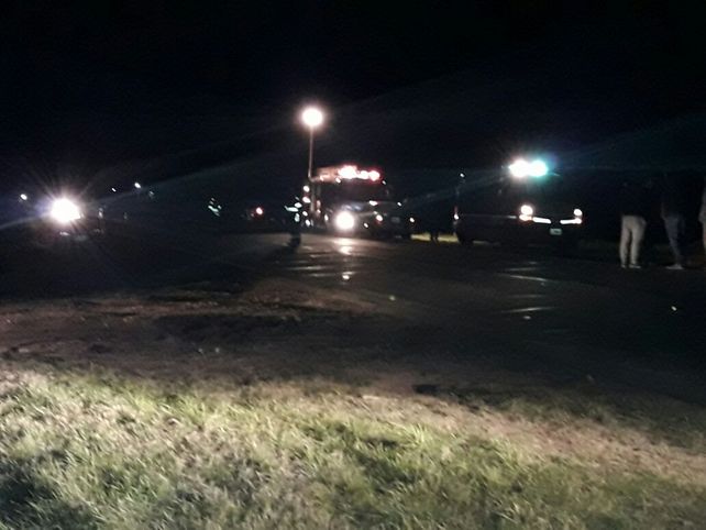 No pudo evitar chocar vacunos sueltos en la ruta 130
