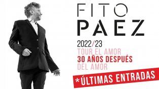Últimas entradas para el show de Fito Paéz en la Estación Belgrano