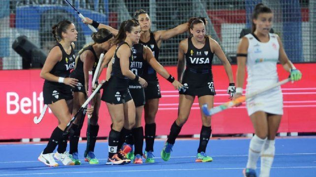 Las Leonas golearon a España y se clasificaron a semifinales.