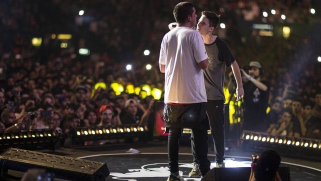 Wos cuando ganó la final en el Luna Park.&nbsp;