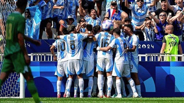 Argentina derrotó a Irak y alimentó sus chances de pasar a cuartos de final en los Juegos Argentina derrotó a Irak y alimentó sus chances de pasar a cuartos de final en los Juegos