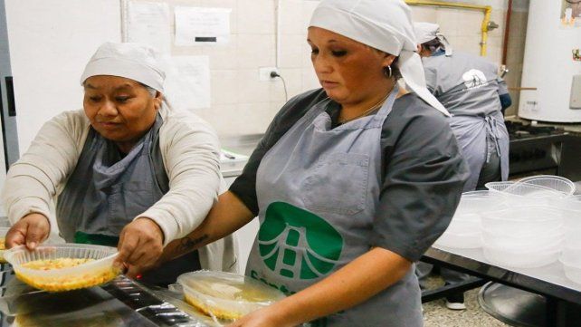 La cocina del Centro Integral Comunitario (CIC) de Facundo Zuviría.