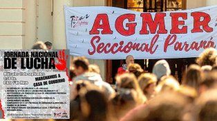 Este miércoles 11 de septiembre, en el Día del Maestro, los docentes de Agmer Paraná, nucleada en la Multisectorial de Entre Ríos, marchan a partir de las 9.30