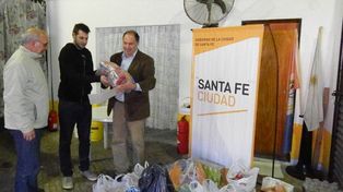 El Municipio recibió lo recolectado durante el Vóley Solidario