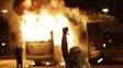incendiaron cinco autobuses en rio de janeiro durante la jornada de huelga contra temer