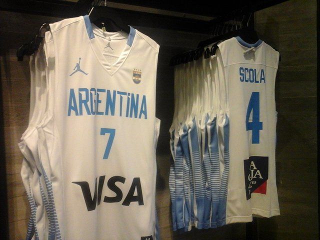 La nueva camiseta de la Selección argentina de básquet